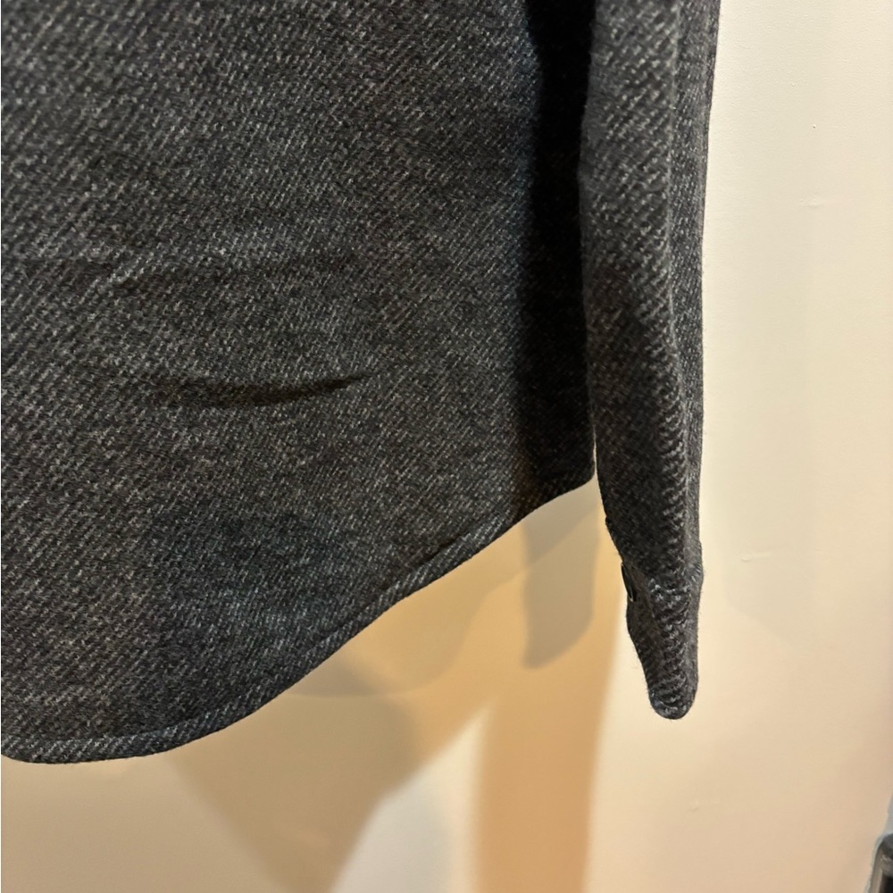 Banana Republic Charcoal Shirt Jacket - Picture 13 of 14